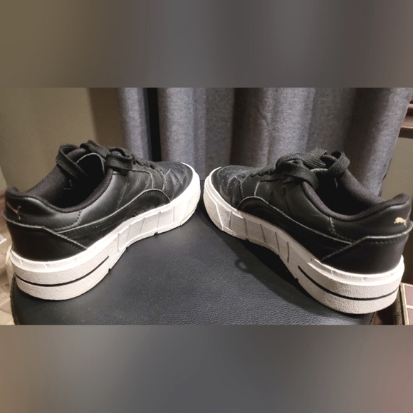 6 Puma Black&White Women's Sneakers Platform - Picture 6 of 9